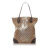Brown Gucci GG Crystal Charm Tote Bag | Luna Bags - Image 10