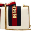 (WMNS) GUCCI Sylvie Series Leather Single-Shoulder Bag MIni-Size White 431666-CVLEG-8605 | Luna Bags - Image 2