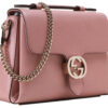 (WMNS) GUCCI Silver Label Double G Leather Messenger Bag Chain Pink Candy Handbag 510302-CAO0G-5806 | Luna Bags - Image 2