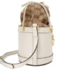 (WMNS) GUCCI Horsebit 1955 Retro Gold buckle Logo Canvas Drawstring Shoulder Messenger Bag White 602118-1DBUG-9095 | Luna Bags - Image 2