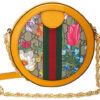 (WMNS) GUCCI Ophidia Flowers Printing Logo Stripe Webbing Canvas Chain Shoulder Messenger Bag Mini / Yellow / Multi-Color 550618-92YAC-9781 | Luna Bags - Image 2