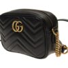 (WMNS) GUCCI GG Marmont Logo Messenger Bag Black Classic 448065-DTD1T-1000 | Luna Bags - Image 2