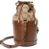 (WMNS) GUCCI Button1955 Series Drawstring Bag Single Shoulder Bag Brown 602118-1DBUG-2363 | Luna Bags - Image 2