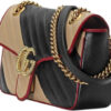 (WMNS) GUCCI Marmont Series Chain Single Shoulder Bag Beige Black 443497-0OLOX-9689 | Luna Bags - Image 2