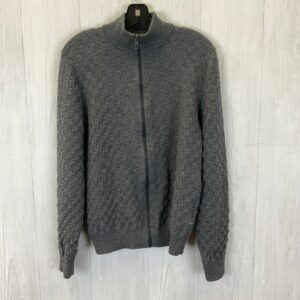 Grey Cardigan Luxury Designer Louis Vuitton, Size L | Luna Bags
