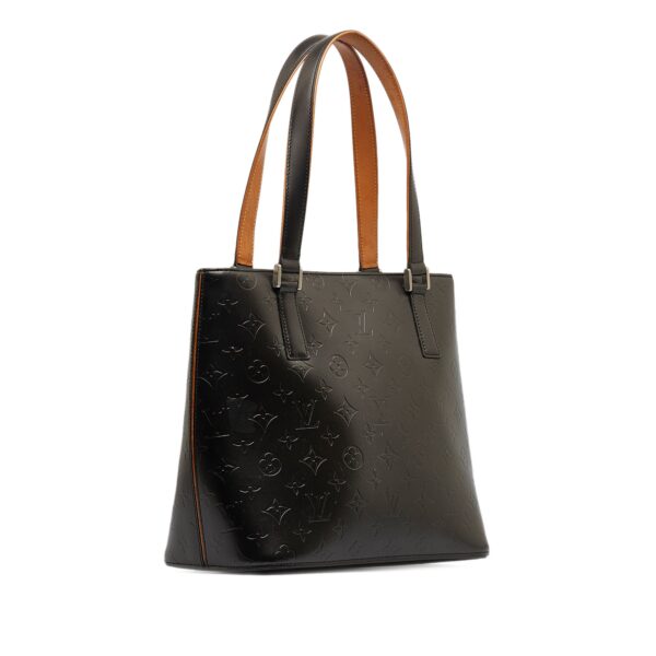 Black Louis Vuitton Monogram Mat Stockton Tote Bag | Luna Bags