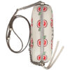 (WMNS) GUCCI GG Marmont Silver Logo Apple Pattern Leather Chain Shoulder Messenger Bag Small White / Red Valentine's Day limited 447632-1W9AN-9086 | Luna Bags - Image 3