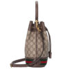 (WMNS) GUCCI Ophidia Logo Stripe Webbing Canvas Drawstring handbag Small / Brown Classic 550621-96I3B-8745 | Luna Bags - Image 3