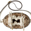 (WMNS) GUCCI Horsebit 1955 Retro Gold buckle Logo Canvas Drawstring Shoulder Messenger Bag White 602118-1DBUG-9095 | Luna Bags - Image 3
