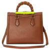 (WMNS) GUCCI Diana Series Tote Leather SingleShoulderMessengerHandholdBag SmallSize Brown 660195-17QDT-2582 | Luna Bags - Image 3