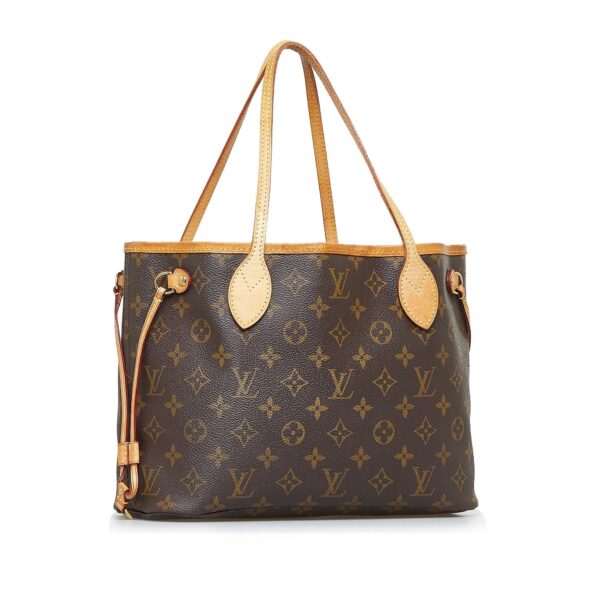 Brown Louis Vuitton Monogram Neverfull PM Tote Bag | Luna Bags