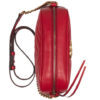 (WMNS) GUCCI GG Marmont Gold Logo Leather Chain Small Red Classic Shoulder Messenger Bag 447632-DTD1T-6433 | Luna Bags - Image 6