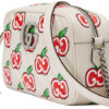 (WMNS) GUCCI GG Marmont Silver Logo Apple Pattern Leather Chain Shoulder Messenger Bag Small White / Red Valentine's Day limited 447632-1W9AN-9086 | Luna Bags - Image 4