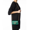 (WMNS) GUCCI Leather GG Marmont Logo Quilting Chain Single-Shoulder Bag Super Mini Green 476433-DSVRT-3120 | Luna Bags - Image 4
