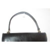 1960's Gucci black lizard top handle Kelly bag w blue lapis clasp | Luna Bags - Image 6