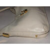 Early, Gucci, Jackie supple off-white colored leather XL hobo style shoulder bag with a gold horse-bit closure and accents, and two settings for the strap's length | Luna Bags - Image 6