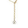 Gold Louis Vuitton Essential V Necklace | Luna Bags - Image 6