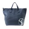 Blue Louis Vuitton Taurillon East Side Tote GM Satchel | Luna Bags - Image 14