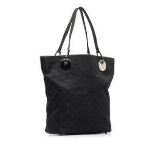 Black Gucci GG Canvas Eclipse Tote Bag | Luna Bags