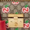 (WMNS) GUCCI Padlock Logo Single-Shoulder Bag Small Brown/Red 409487-2EVEG-8646 | Luna Bags - Image 5