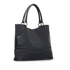 Black Gucci GG Canvas Tote Bag | Luna Bags