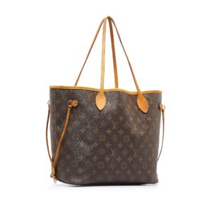 Brown Louis Vuitton Monogram Neverfull MM Tote Bag | Luna Bags