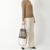 (WMNS) GUCCI Ophidia Logo Stripe Webbing Canvas Drawstring handbag Small / Brown Classic 550621-96I3B-8745 | Luna Bags - Image 6