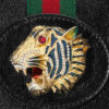 (WMNS) GUCCI Rajah Enamel Tiger Head Stripe Webbing Leather Chain Shoulder Messenger Bag Black Retro 564697-0OLKX-8389 | Luna Bags - Image 6