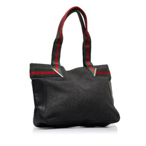 Black Gucci Web Tote | Luna Bags