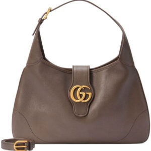 BROWN LEATHER GUCCI BAG | Luna Bags