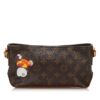 Brown Louis Vuitton x Takashi Murakami Monogram Panda Trotteur | Luna Bags - Image 3