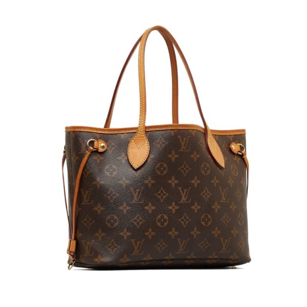 Brown Louis Vuitton Monogram Neverfull PM Tote Bag | Luna Bags