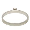 Gray Louis Vuitton Kelly H Lock Bangle Costume Bracelet | Luna Bags - Image 3