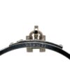 Gray Louis Vuitton Kelly H Lock Bangle Costume Bracelet | Luna Bags - Image 5