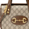 (WMNS) GUCCI Canvas Horsebit 1955 Old Flower Logo Single-Shoulder Bag Mini Brown 645453-92TCG-8563 | Luna Bags - Image 8