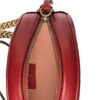 (WMNS) GUCCI GG Marmont Gold Logo Leather Chain Shoulder Messenger Bag Mini Red 550154-0OLET-6438 | Luna Bags - Image 7
