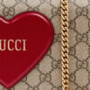 (WMNS) GUCCI Logo 3D Love Canvas Chain Shoulder Messenger Bag / Red Valentine's Day limited 648948-20QAS-8570 | Luna Bags - Image 7
