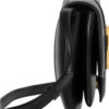 (WMNS) GUCCI Arli Gold Logo Leather Shoulder Messenger Bag Small Black Classic 550129-0V10G-1000 | Luna Bags - Image 7
