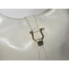 Early, Gucci, Jackie supple off-white colored leather XL hobo style shoulder bag with a gold horse-bit closure and accents, and two settings for the strap's length | Luna Bags - Image 4