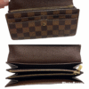 Damier Ebene Sarah Wallet Designer By Louis Vuitton  Size: Medium | Luna Bags - Image 4