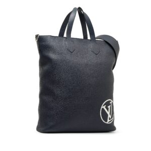 Blue Louis Vuitton Taurillon East Side Tote MM Satchel | Luna Bags