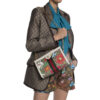 (WMNS) GUCCI Ophidia Flowers Printing Logo Stripe Webbing Canvas Chain Shoulder Messenger Bag Small / White / Multi-Color 503877-HV8AC-9759 | Luna Bags - Image 8