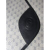 1970's -1980's Gucci Navy Blue Micro Guccissima Print Coated Canvas & Navy Leather Vintage XL Envelope Clutch | Luna Bags - Image 5
