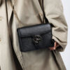 (WMNS) GUCCI Leather Organ Satchel Single Shoulder Bag Black 510304-CAO0G-1000 | Luna Bags - Image 9