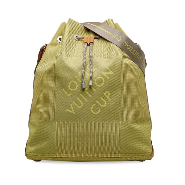 Green Louis Vuitton Damier Geant LV Cup Volunteer Bucket Bag | Luna Bags