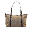 Brown Gucci GG Canvas Abbey D-Ring Tote Bag | Luna Bags - Image 2