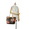 Brown Louis Vuitton Monogram Roses Neverfull MM Tote Bag | Luna Bags - Image 9