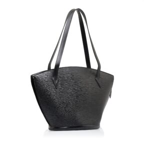 Black Louis Vuitton Epi Saint Jacques GM Long Strap Tote Bag | Luna Bags