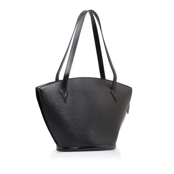 Black Louis Vuitton Epi Saint Jacques GM Long Strap Tote Bag | Luna Bags