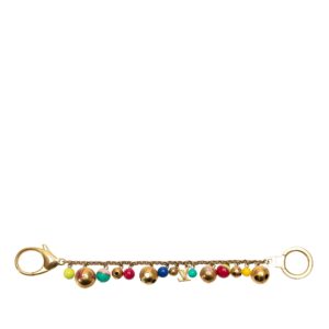Gold Louis Vuitton Porte Cles Chaine Grelots Bag Charm Key Chain | Luna Bags